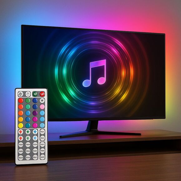 LED Strip Lights, Smart Light with App Remote Control, RGB LED Lights for room - Picture 2 of 4